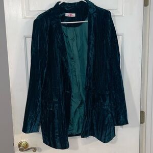 BUDDY LOVE HEFF CRUSHED VELVET BLAZER